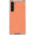 Orange Spots Galaxy S24 FE Clear Case